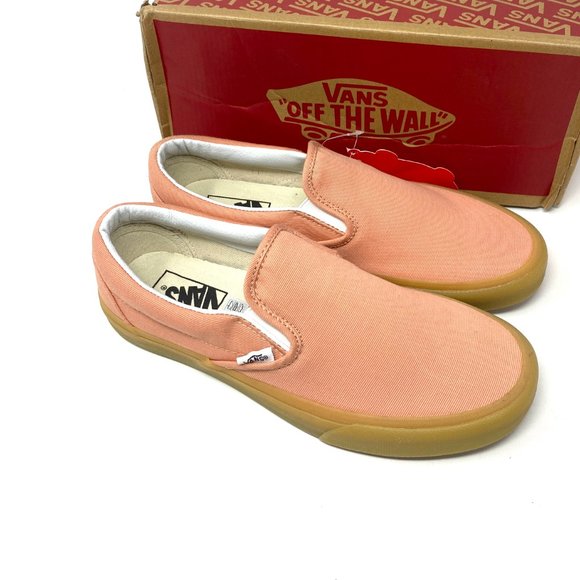 VANS Women's VN0A38F7Q9Z Classic Slip On M Muted Clay Canvas Gum Low Top Sneaker - Picture 3 of 10